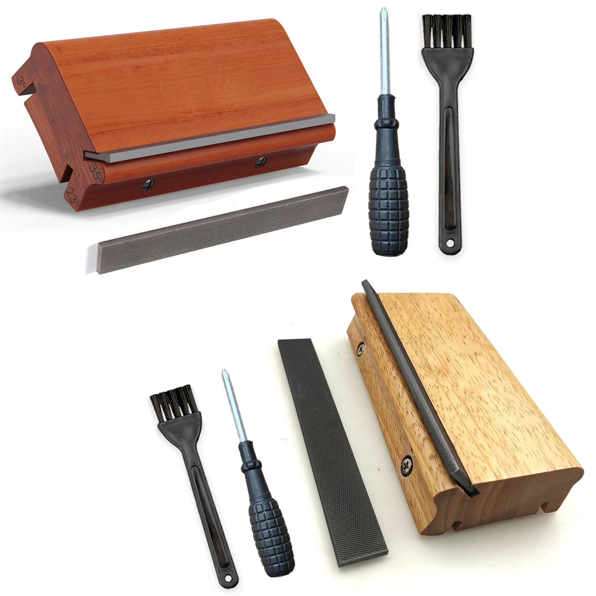 Guitar Fret File 3/23/35 Degree Guitar Fret End Beveling File Dressing Tool Guitar Fret Crowning End Bevel File Luthier Tools