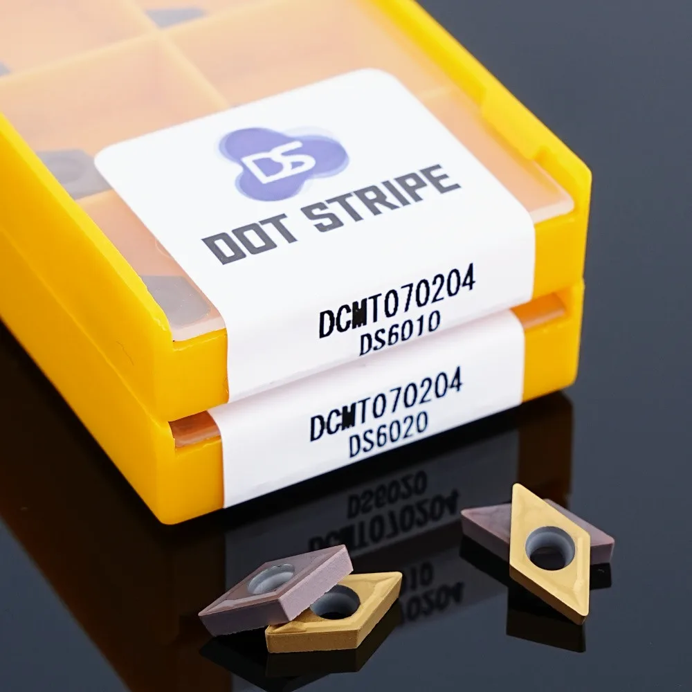 

Твердосплавные вставки DCMT070204 DCMT070208 Токарные вставки Инструменты для токарных станков с ЧПУ Резак DCMT 070204 070208