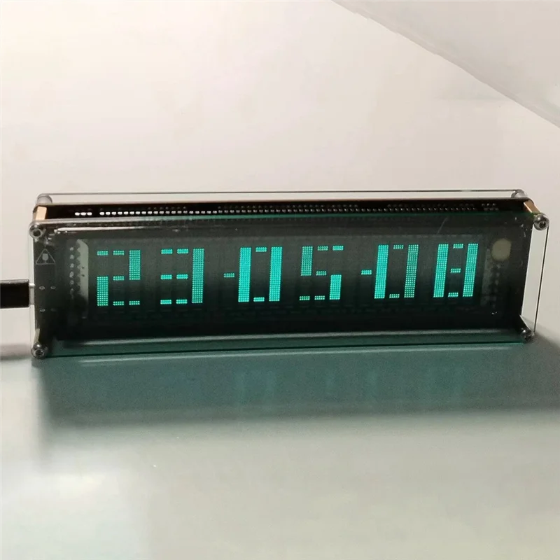 A26F-AK2515VFD Voice Controlled Music Spectrum Indicator Light, Electronic Digital Clock, Voice Controlled By Wire