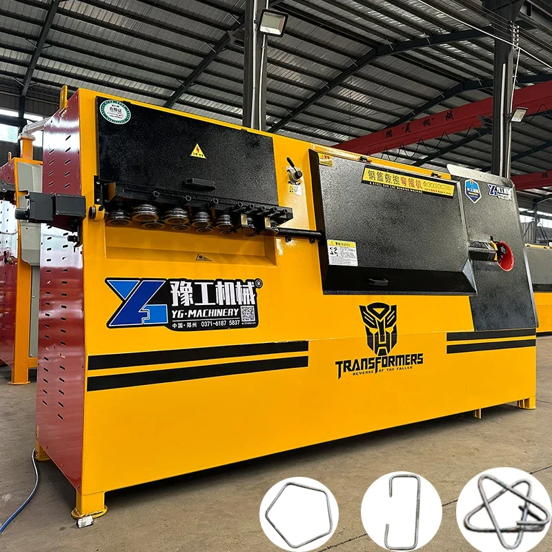 CNC Rebar Bending Machine Construction 3d CNC Automatic 4~16mm Rebar Bending and Cutting Machine Steel Hoop Bar Bending Machine