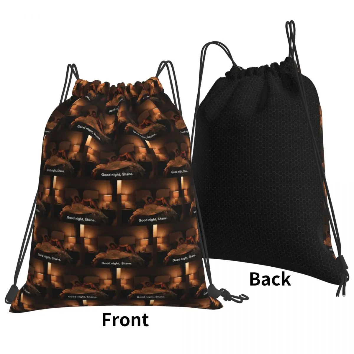 Heated Rivalry Backpacks Casual Drawstring Bundle Pocket Sports Bag Book Bags for Travel School