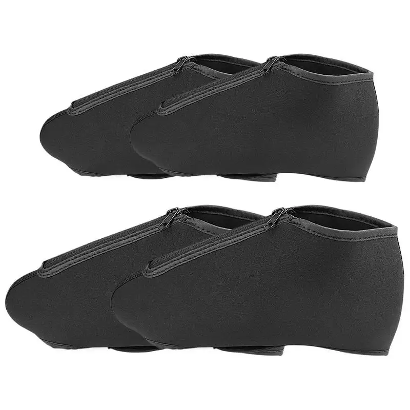 

Skating Shoe Protective Cover 1 Pair Ice Skating Boot Cover Zippered Protector Improve Sports Shoe Protection Waterproof Design