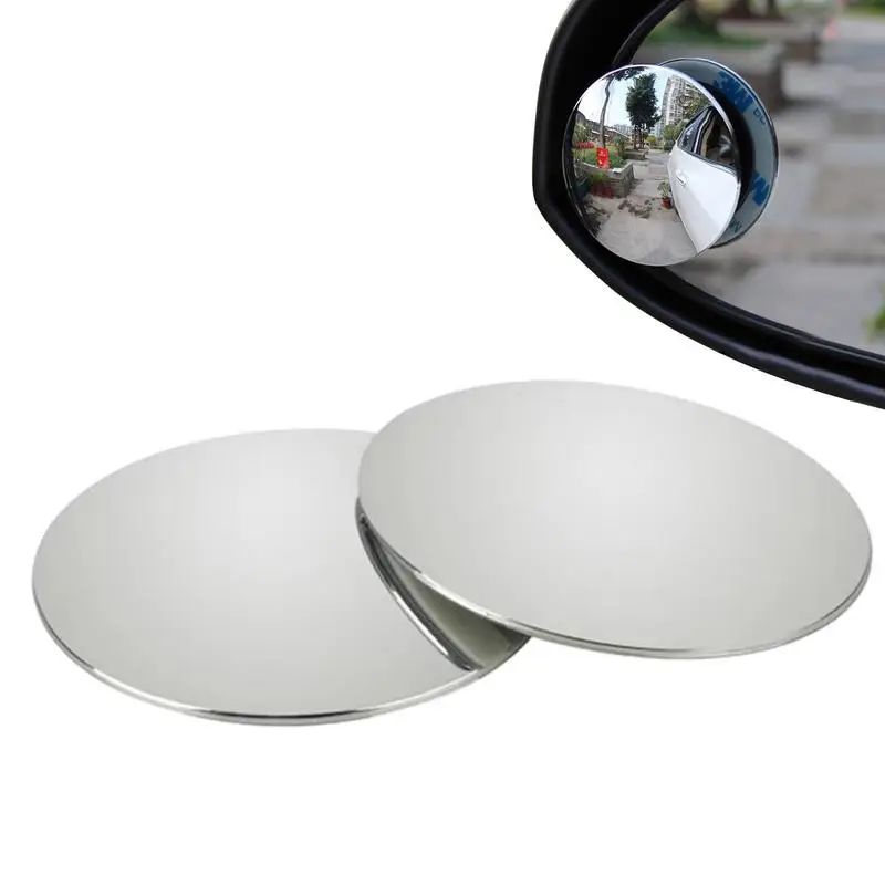 Auxiliary Convex Mirror 2PCS Shockproof Mirror Blindspot Mirror For Car Adjustable Clear Rearview Mirror  Auto Exterior Parts