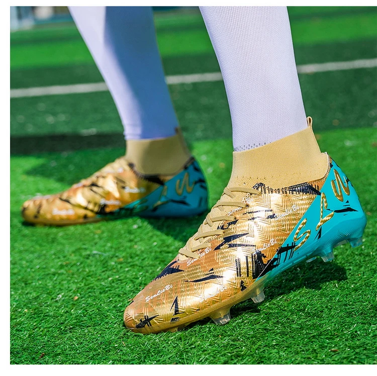 Professionelle Fußballschuhe Herren Fußballschuhe Society Fußballschuhe FG Ultraleichte Trainings-Fußballschuhe Outdoor-Sportschuhe – Detail 19