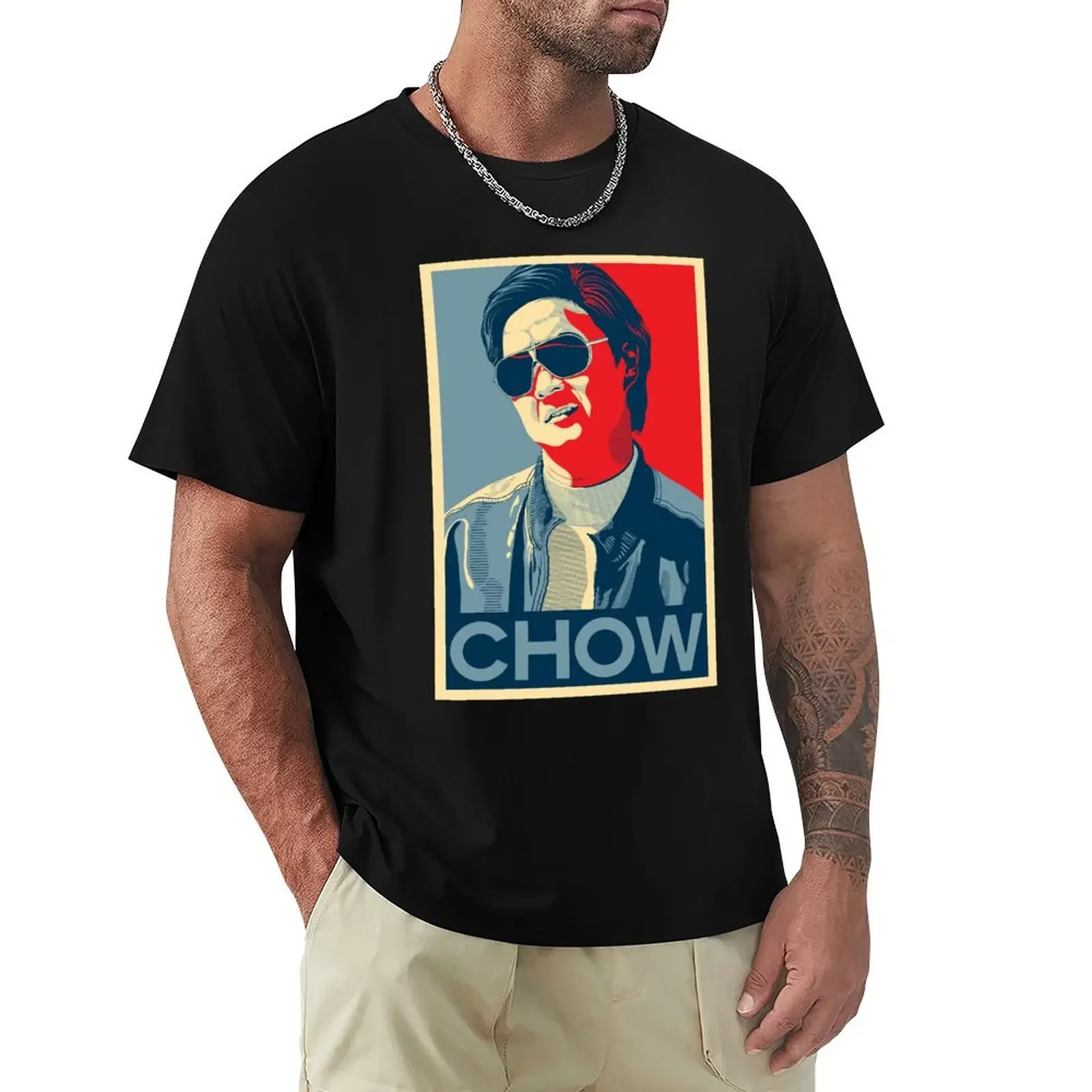 The Hangover Mr. Chow T-shirt Short sleeve tee summer tops boys animal print mens plain t shirts