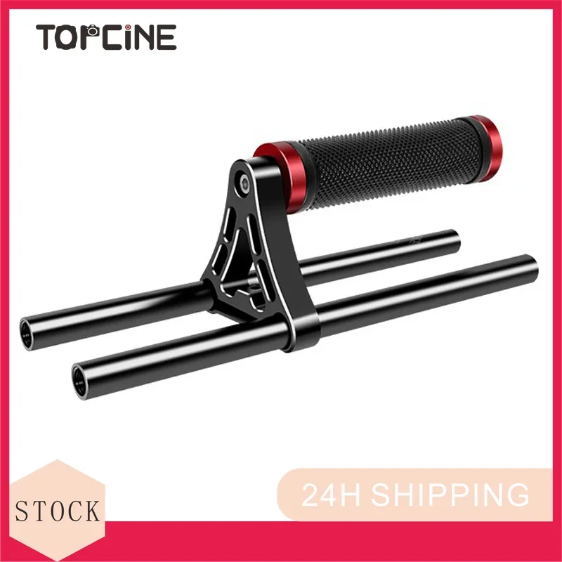 

Topcine Handgrip Camera Top Handle with 15mm Rods Rail System for DSLR Camera Shoulder Rigs