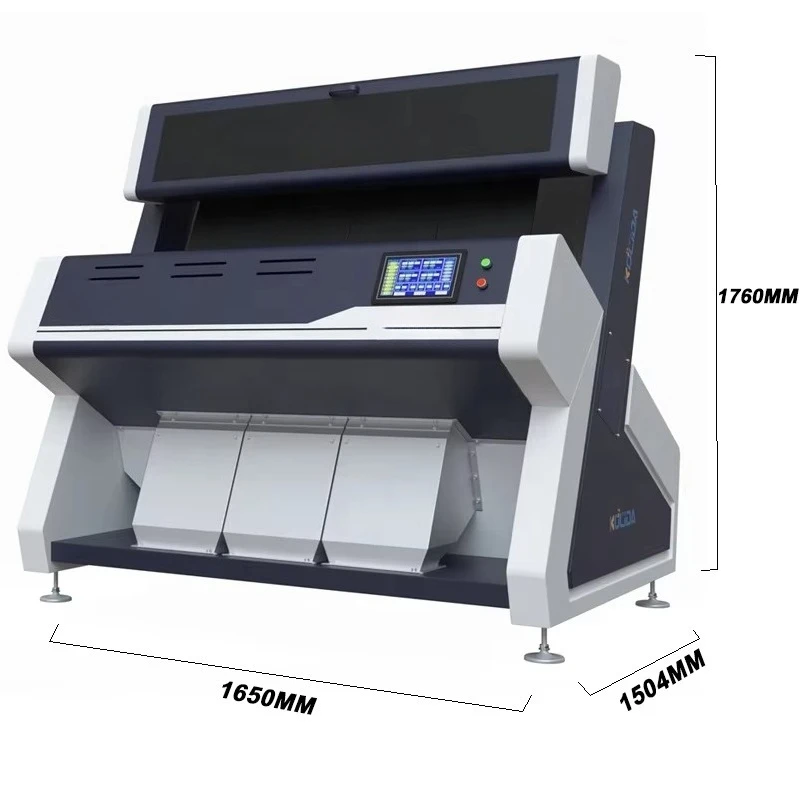 Sesame Seed Color Sorter Machine  Rice Wheat Maize Soya Bean Grade and Sort Machine Customized