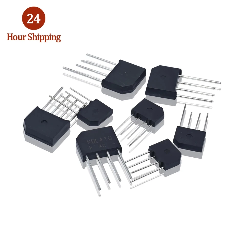 5PCS KBL406 KBL410 KBL608 KBL610 2A-6A 600V-1000V KBP206 KBP210 KBP307 KBP310 Single Phases Diode Rectifier Bridge Wholesale