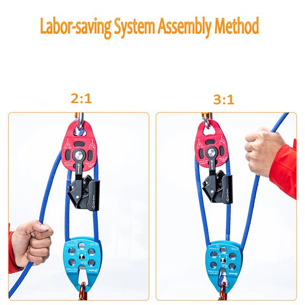 Professional Climbing Pulley Lift Accessories Convenient Sturdy Practical Load-bearing Ascender Lifter Equipment