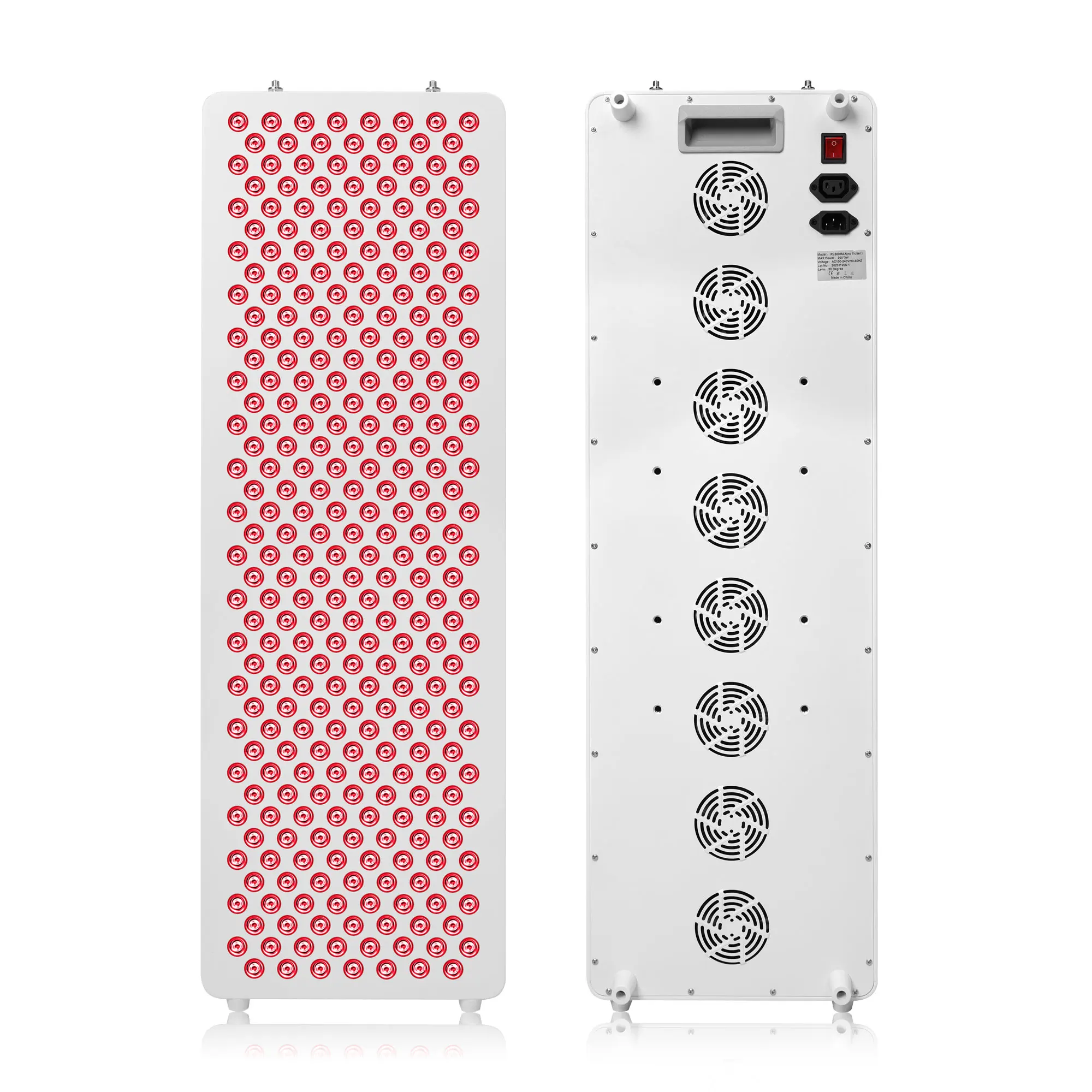 

Red Light Therapy, Red Near Infrared LED Panel, 300pcs 3w 5w no Flicker Free LEDs RL300MAX 1500w