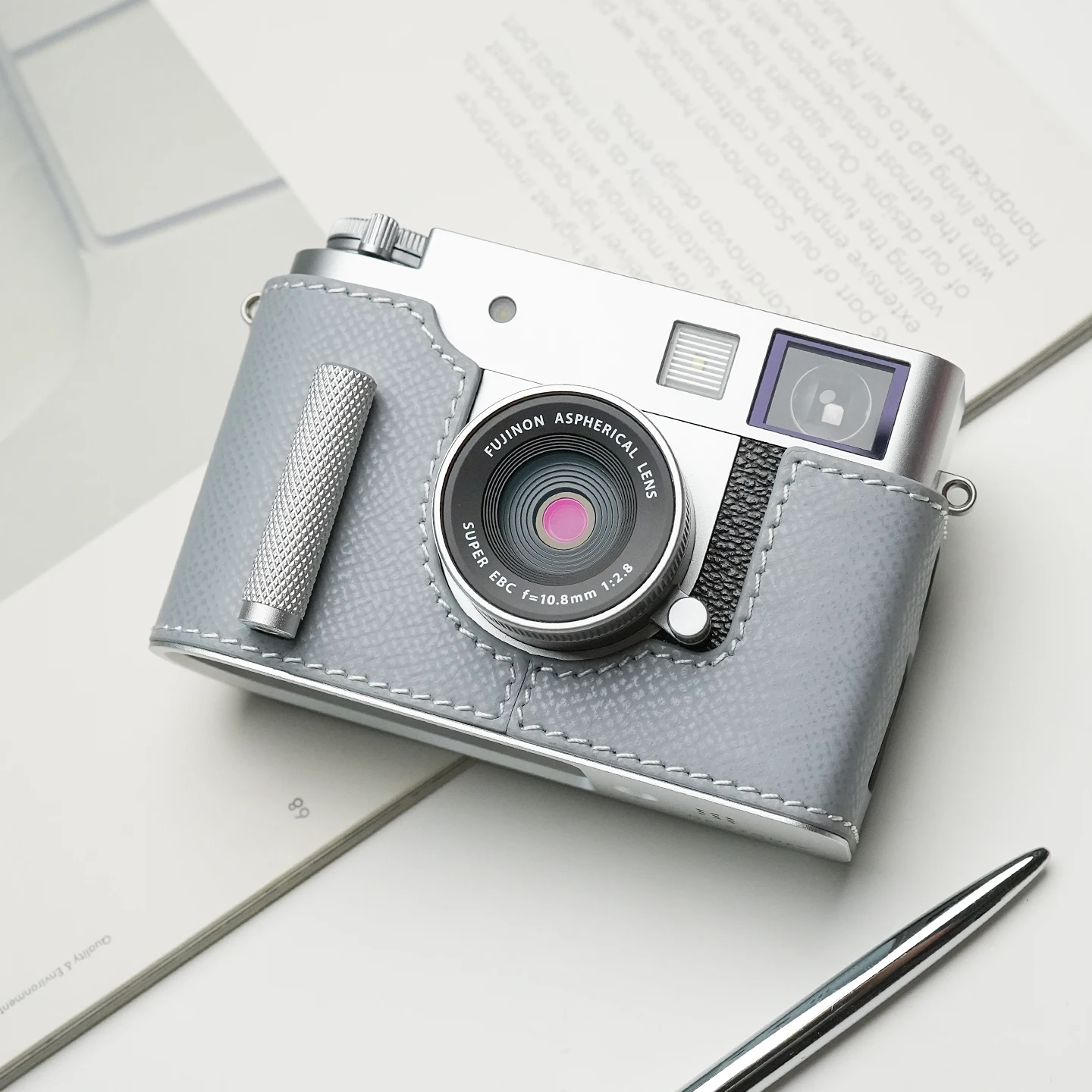Mr.Stone for Fujifilm X-Half 카메라 케이스 보호 케이스 카메라 바디슈트 Xhalf 카메라 수제 정품 가죽 카메라 가방