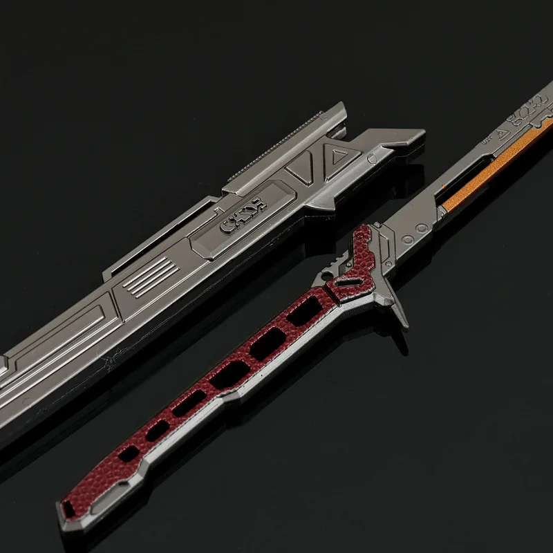 30cm アリーナ ブレイクアウト カタナ 全金属工芸装飾品 ナイフ おもちゃの剣 ゲーム周辺機器 コレクション ギフト シース付きフィギュア