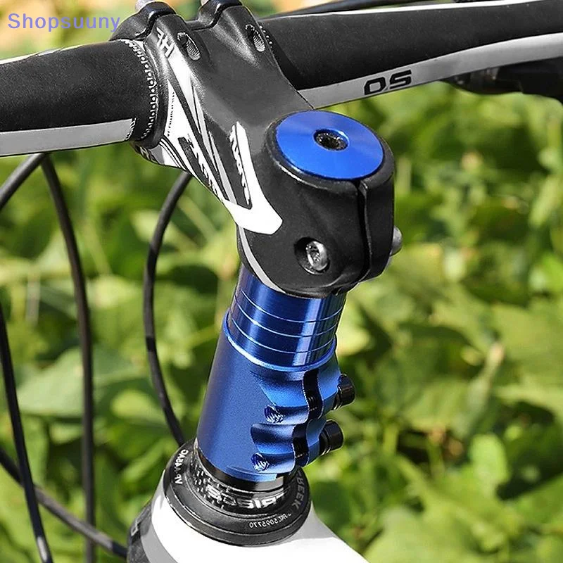 [SU]Aluminum Universal Bike Front Stem Riser Bicycle Handlebar Stem Extender Bike Handlebar Fork Stem Riser Extender[SU]