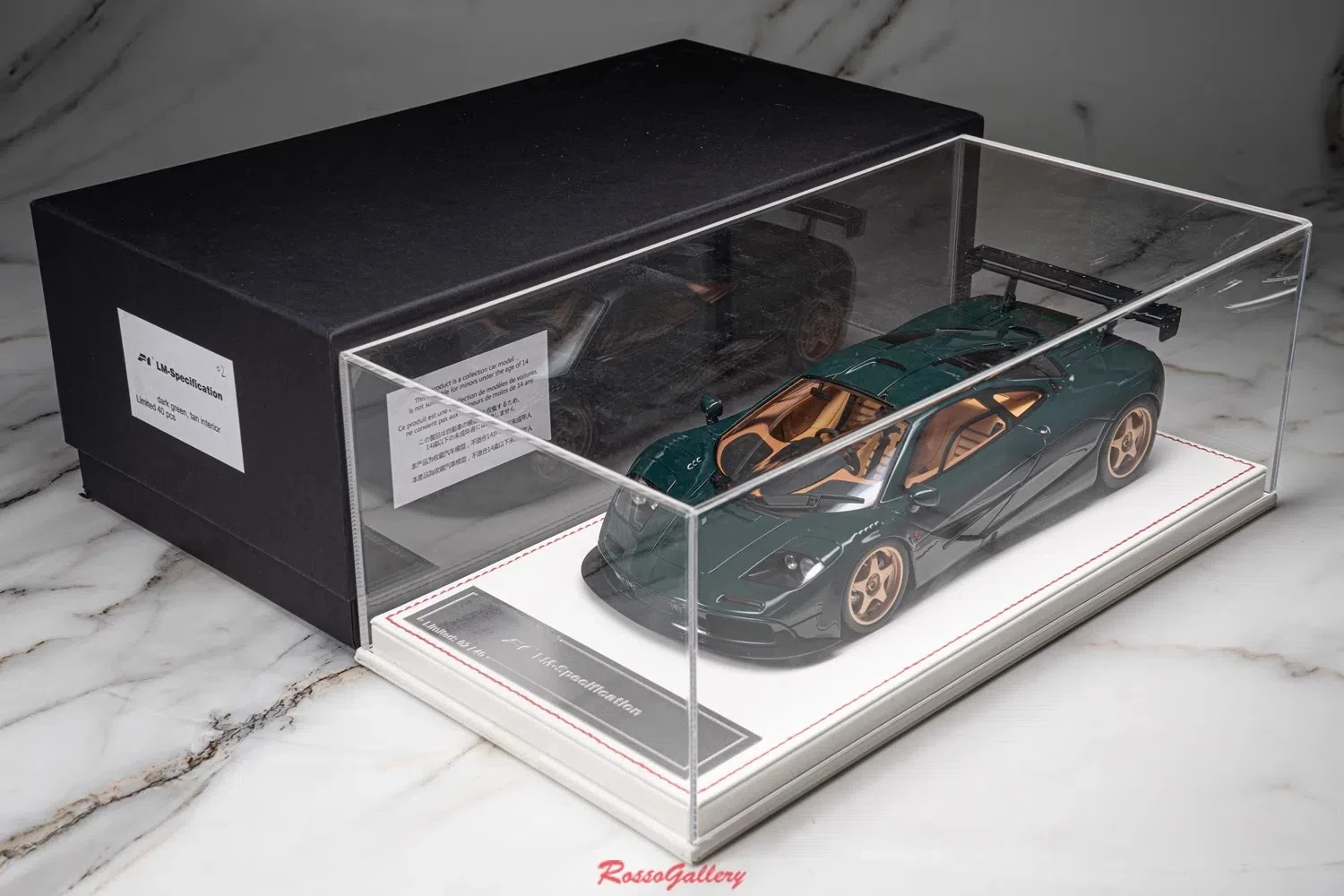 デイビス & ジャンニベッリ 1:18 F1 LM グリーンシミュレーション限定版樹脂金属静的車モデルおもちゃギフト