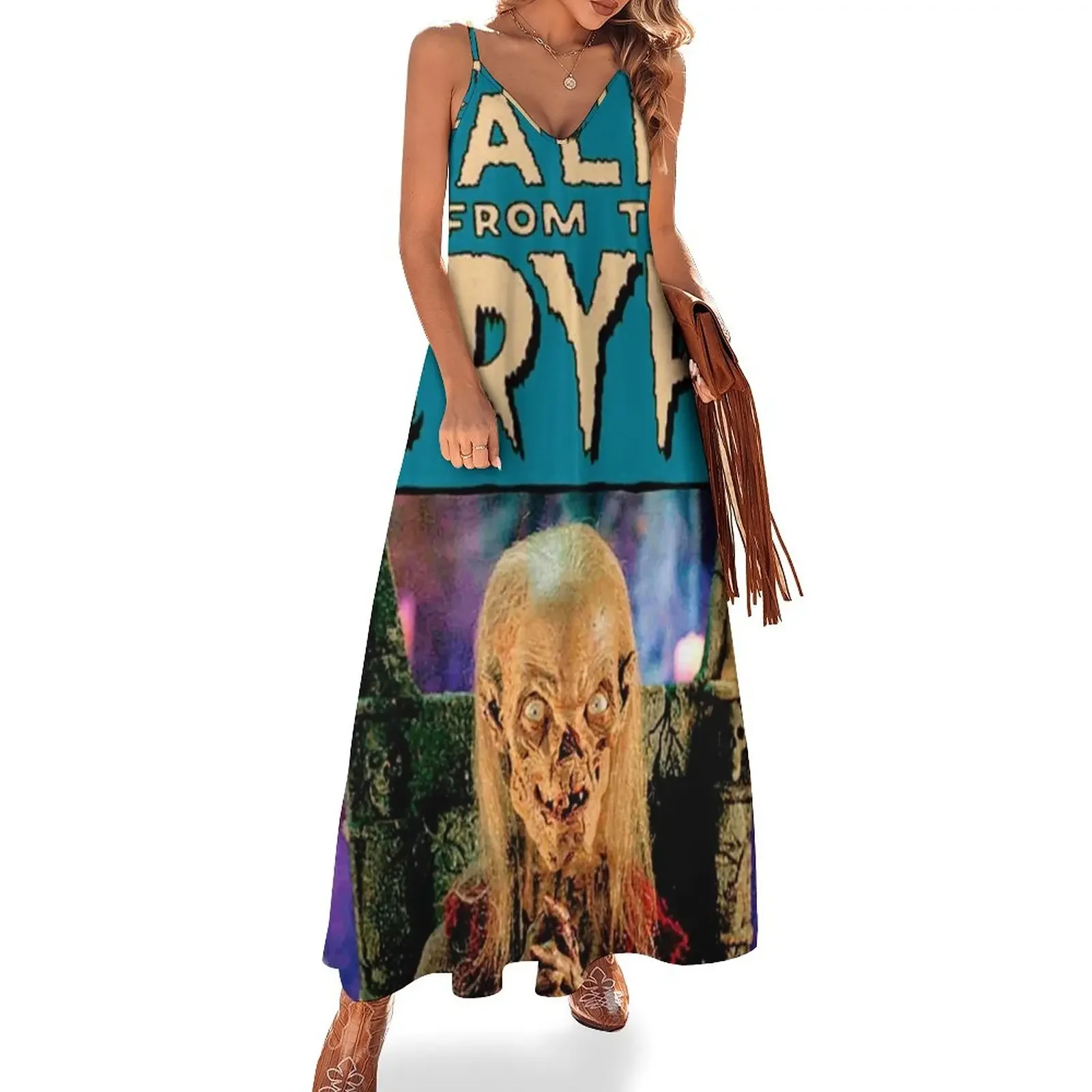 

tales from the crypt Sleeveless Dress Dresses gala Women's dresses Bridesmaid dress woman Dress