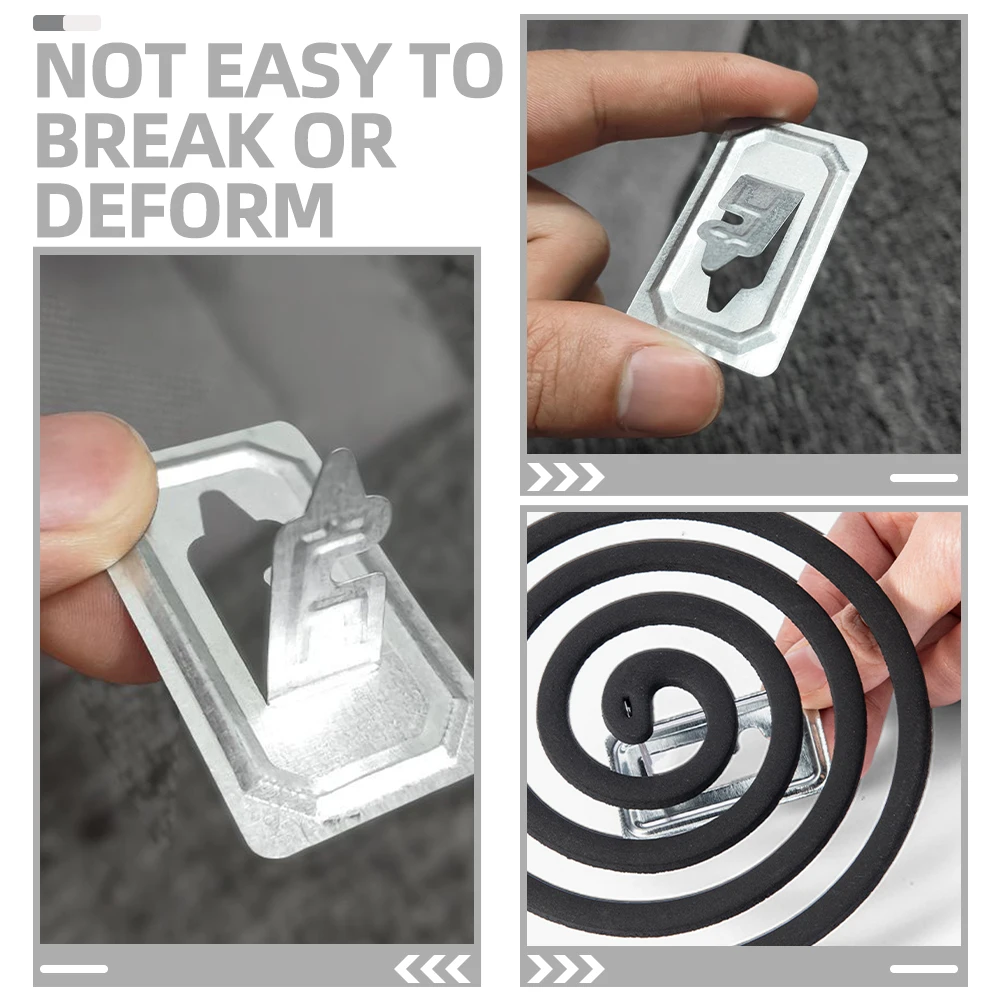 

100pcs Holder Incense Stand Fireproof Metal Rack Sturdy Storage Bedroom Living Room Teahouse Decor