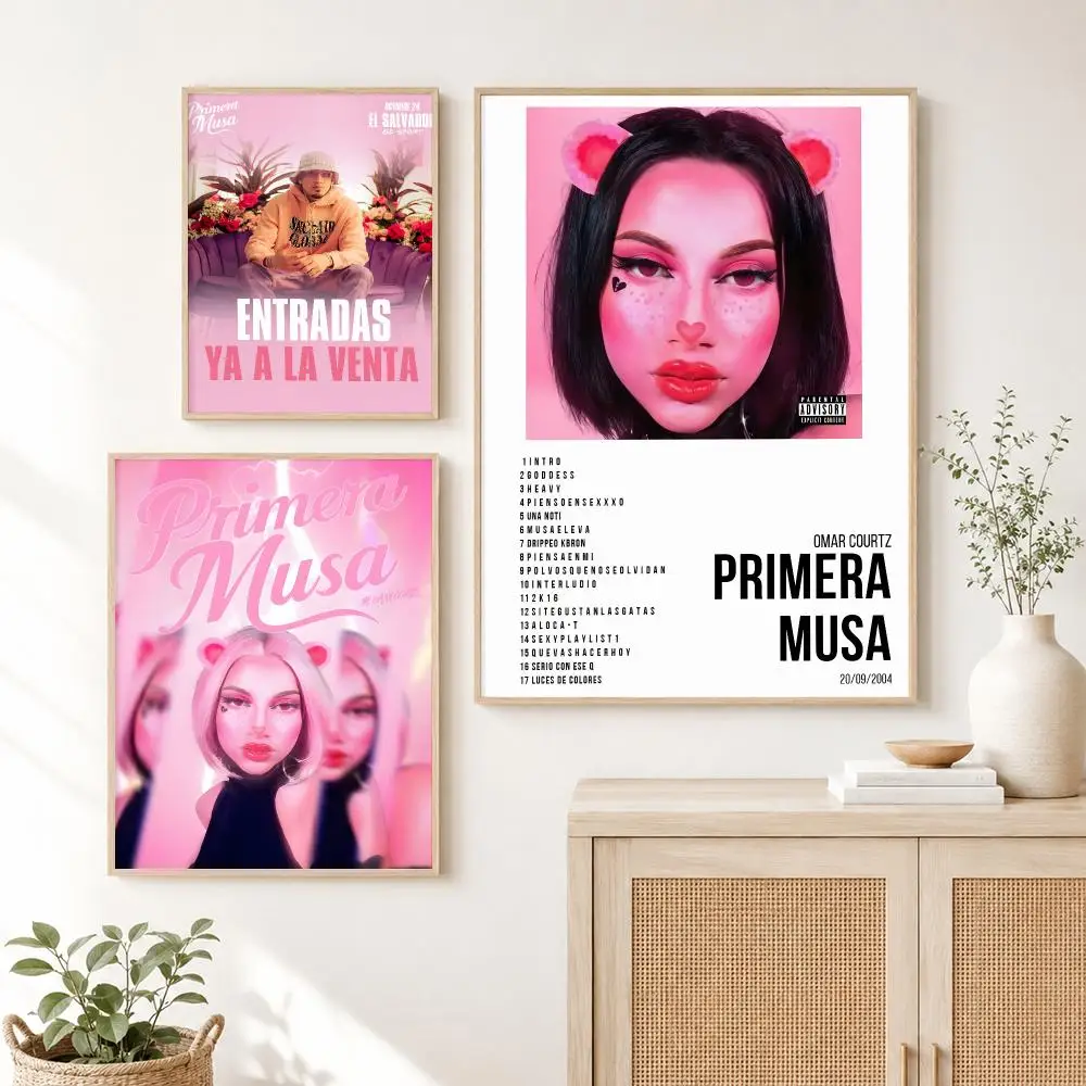 Hot Singer O-Omar Courtz Poster Self Adhesive Wall Art Decor for Bedroom Living Room Office Home Decor Gift