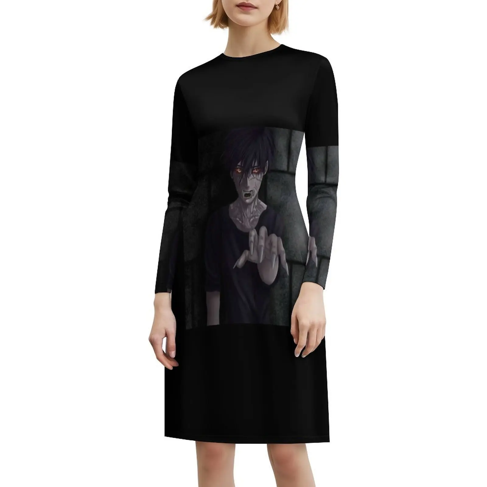 فستان Anzai طويل على الطراز الكوري للنساء فستان كاجوال أنيق للحفلات أو الارتداء اليومي فستان كرة السلة Anime Manga Anzai Slam #6