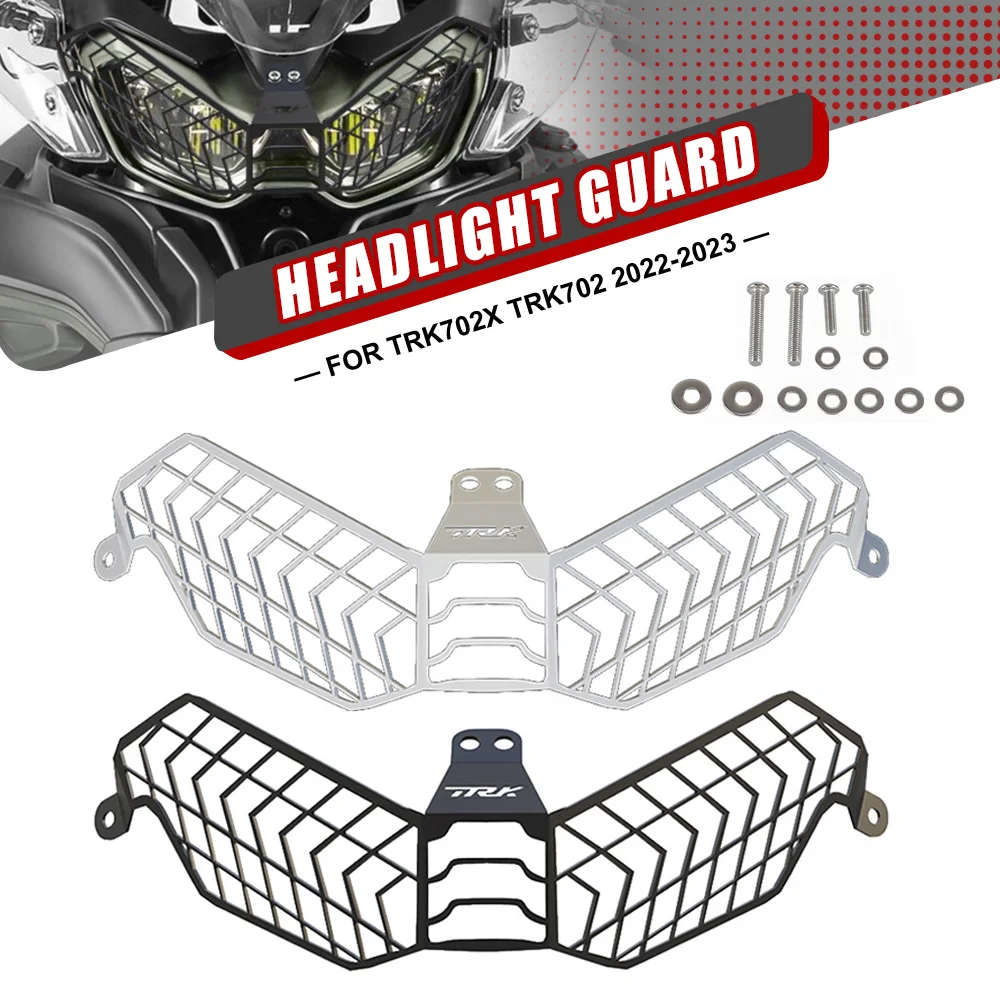 

For Benelli TRK702X TRK 702X TRK702 X TRK 702 X 2022 2023 2024 Motorcycle Headlight Protector Light Cover Protective Guard