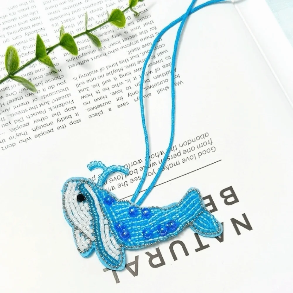 Crystal Applique Patch Bag Pendant Starfish Sequin Beaded Patch Lanyard 3D Rhinestone Embellishment Coconut Tree Patch Keychain