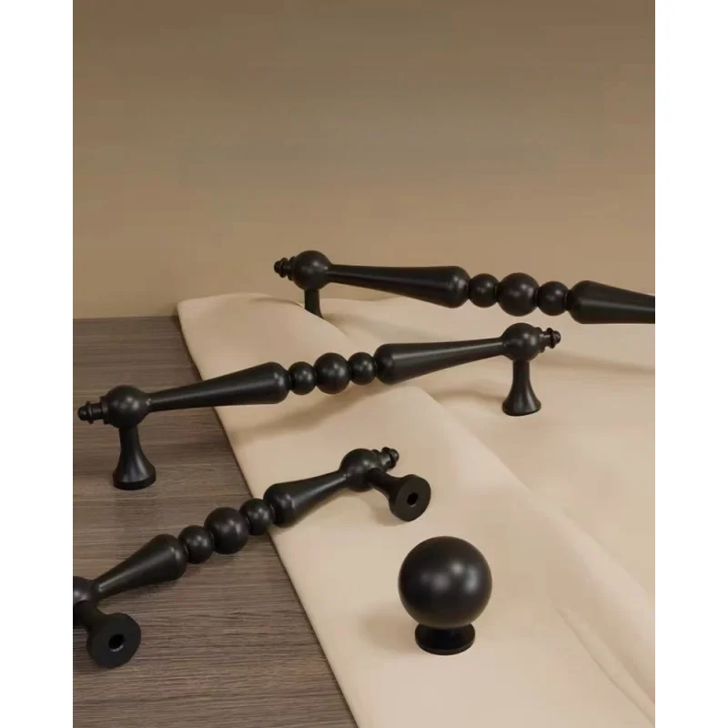 Solid brass cabinet door pull copper wardrobe handle gold cupboard storage cabinet pull single-hole drawer knob furniture hardle