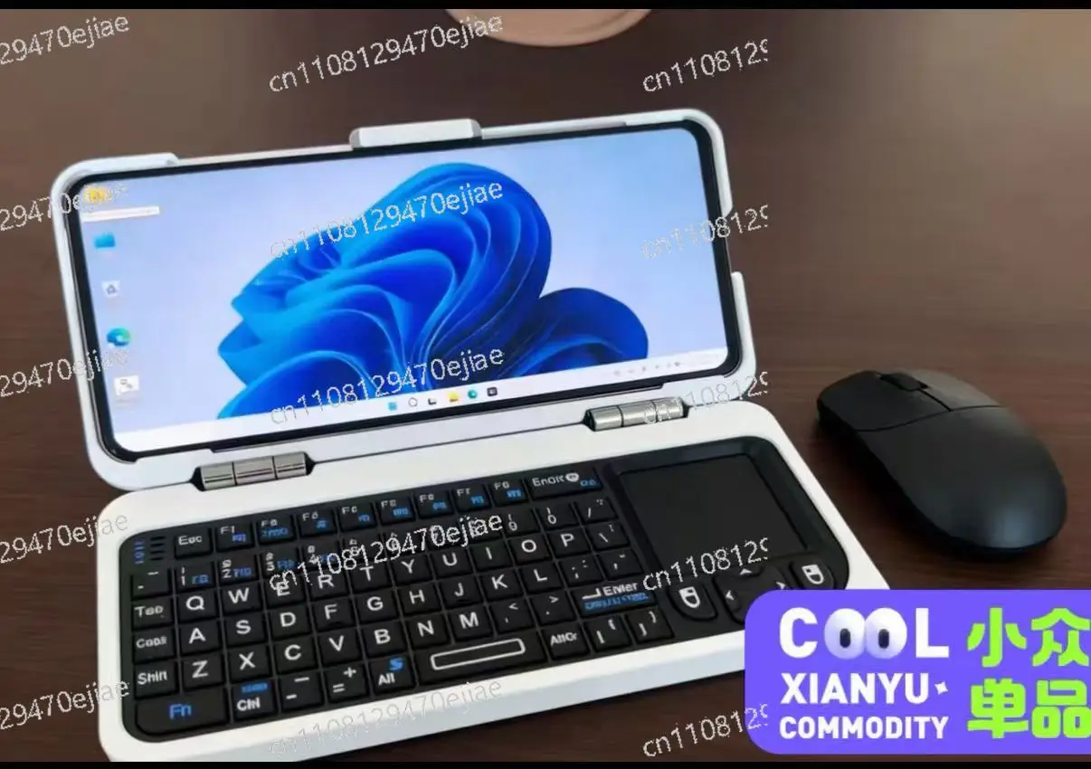6 Inch Dual Boot Handheld PC | 12GB RAM 512GB ROM | Touch Screen Foldable Keyboard | Retro Gaming Console