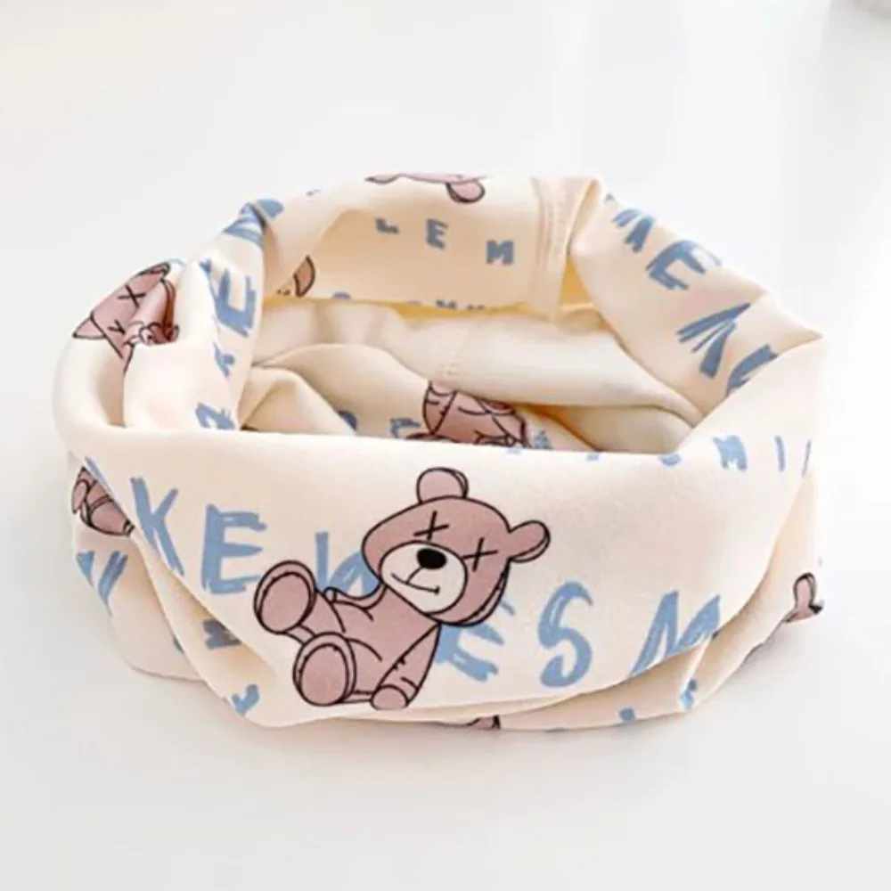 

Soft and Skin Friendly 0-12years Winter Kids Scarf Breathable Dacron Cotton Children Warmer Neck Scarf Warm Windproof