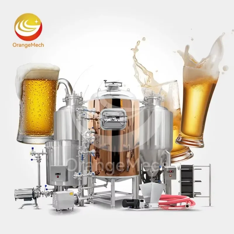 Sistema de Elaboración de Cerveza Eléctrico Orme de 100L 200L, Planta Cervecera, Máquina para Hacer Cerveza Artesanal, Equipo de Mini Cervecería