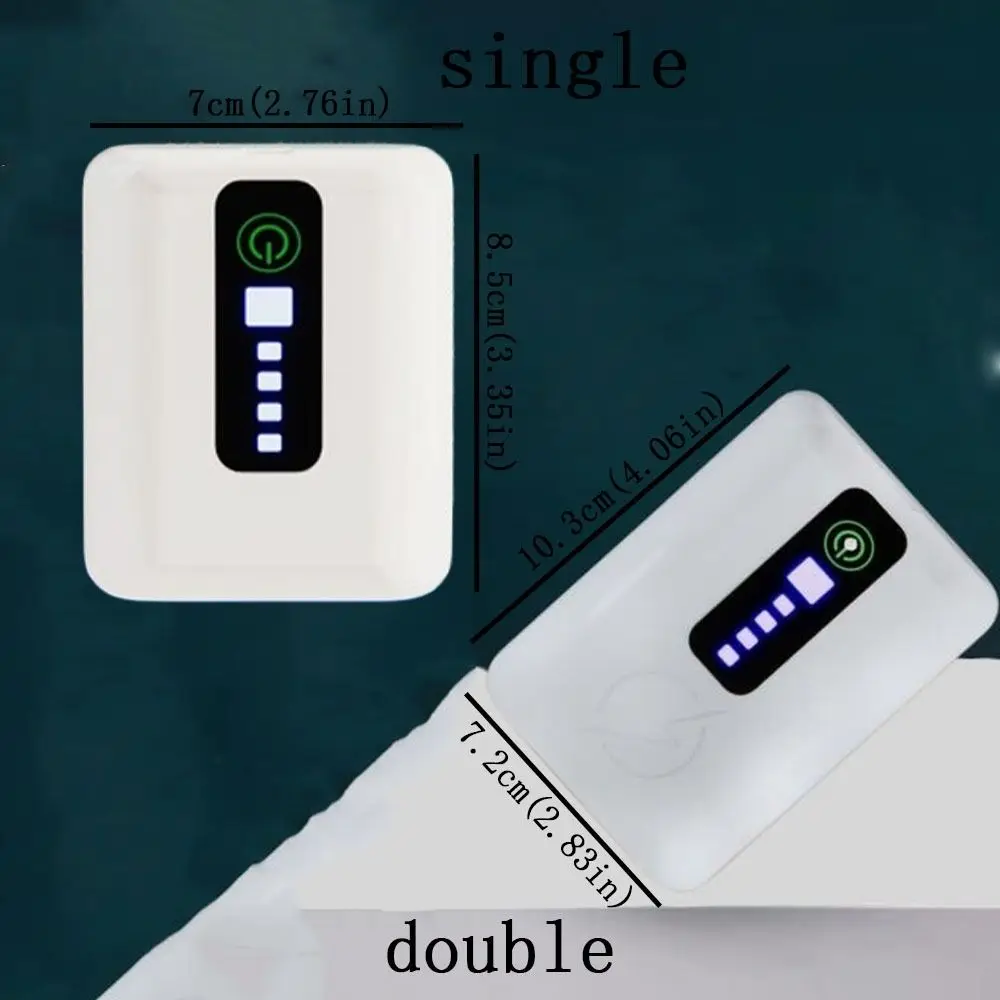 70H/40H حوض السمك مضخة أكسجين مقاوم للماء الترا صامت الصيد مضخة أكسجين ثنائي الغرض USB شحن مولد أكسجين خزان السلاحف