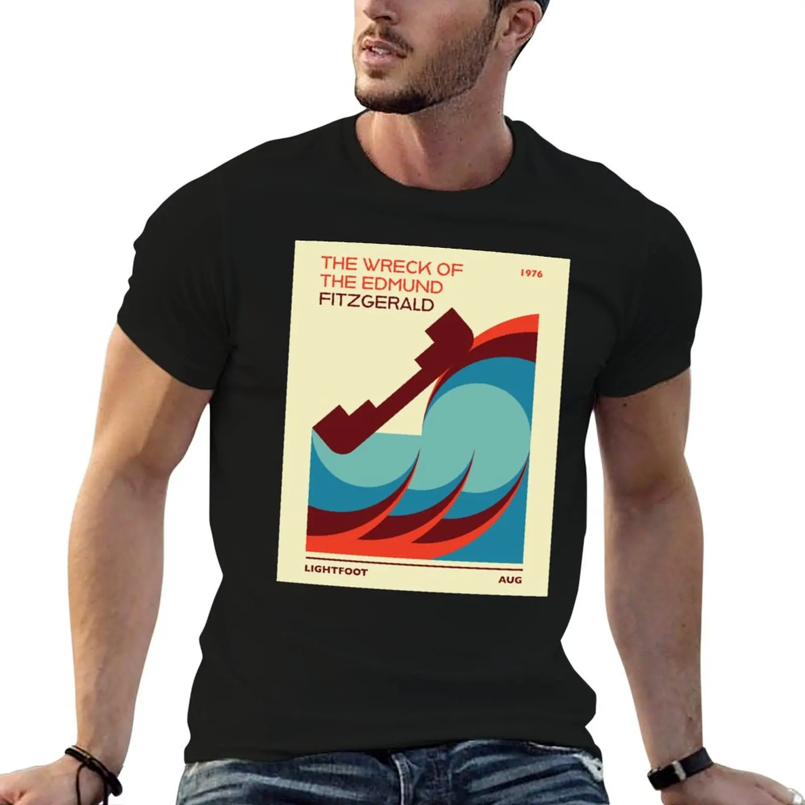 The Wreck Of The Edmund Fitzgerald T-Shirt Basic Tee Shirt for Everyday Outfit