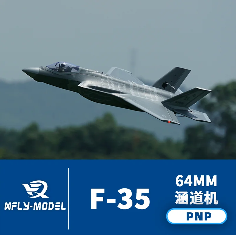 Xfly Model F-35 Electric RC Fixed Wing Airplane 64mm Ducted Fan PNP Outdoor Remote Control Plane For RC Hobby Enthusiasts