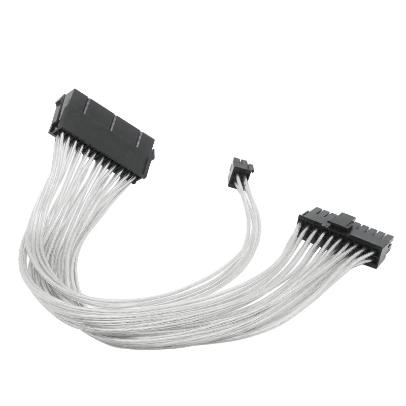 24 Pin PSU Power Supply Extension Cable 20+4 Pin Tinned Copper Supply Male To Female ATX Mining For Computer Adaptor