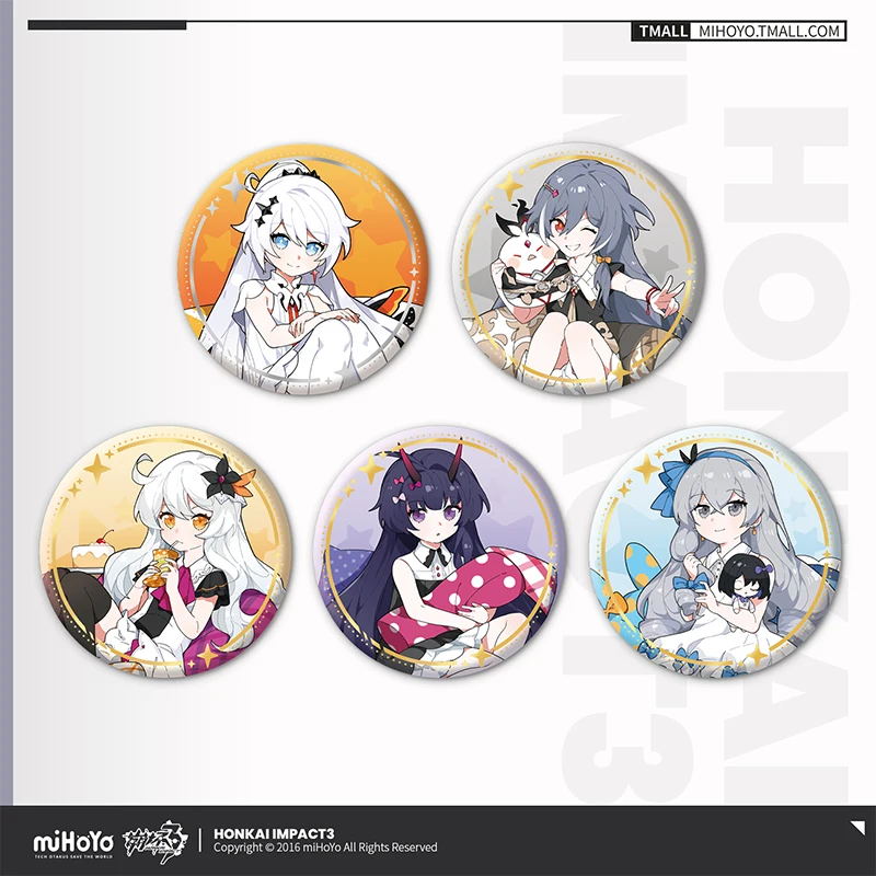 Honkai Impact 3rd Official Merch miHoYo Original Authentic Small Herrscher Series Metal Badge