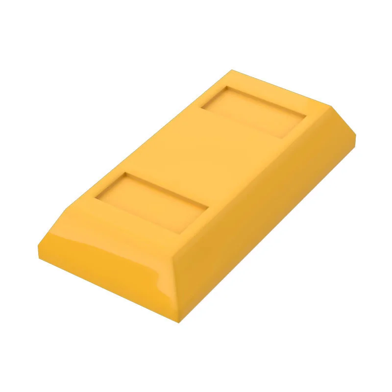 10 個 99563 1x2 ゴールドバーサイズブロックモック ブリック DIY 子供のおもちゃの組み立て部品と互換性あり