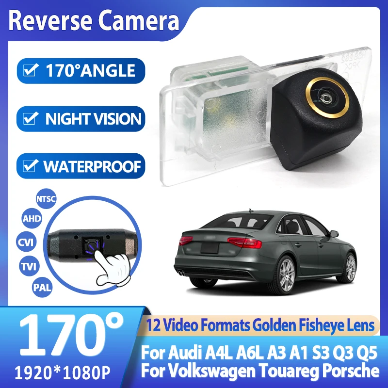 Vehicle Rear View Camera Installation Bracket License For Audi A4L A6L A3 A1 S3 Q3 Q5 For VW For Volkswagen Touareg Porsche Car