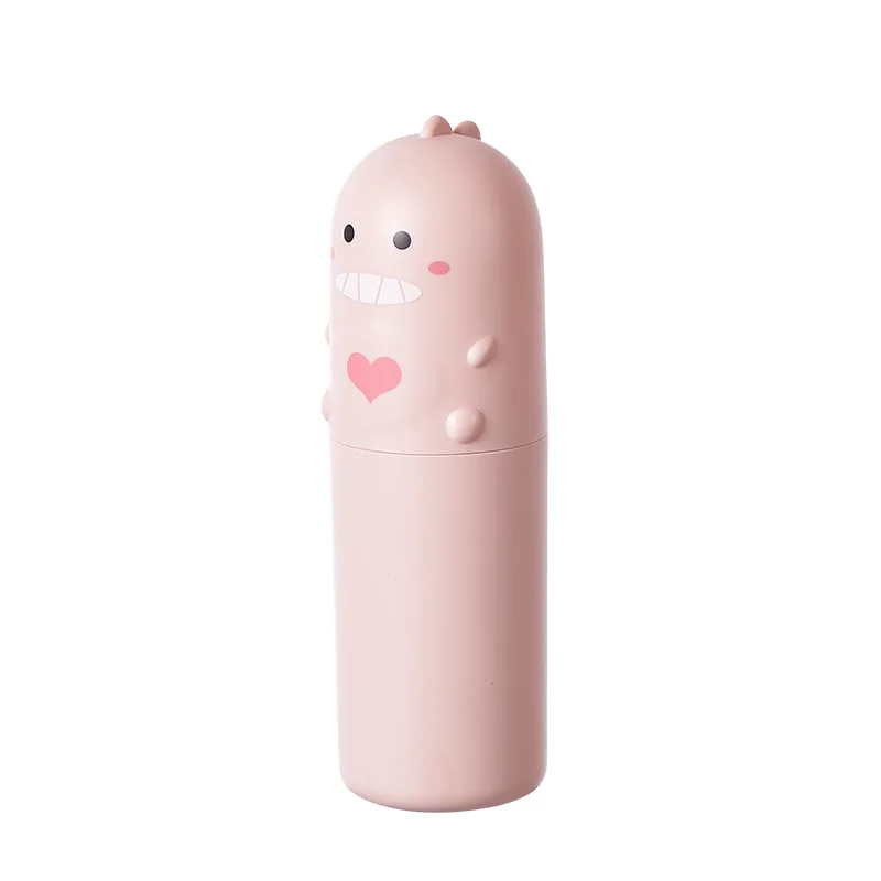 Cute Portable Toothbrush Holder Box Travel Toothbrush Cup Mouthwash Cup Toothpaste Storage Container Bathroom Outdoor Supplies