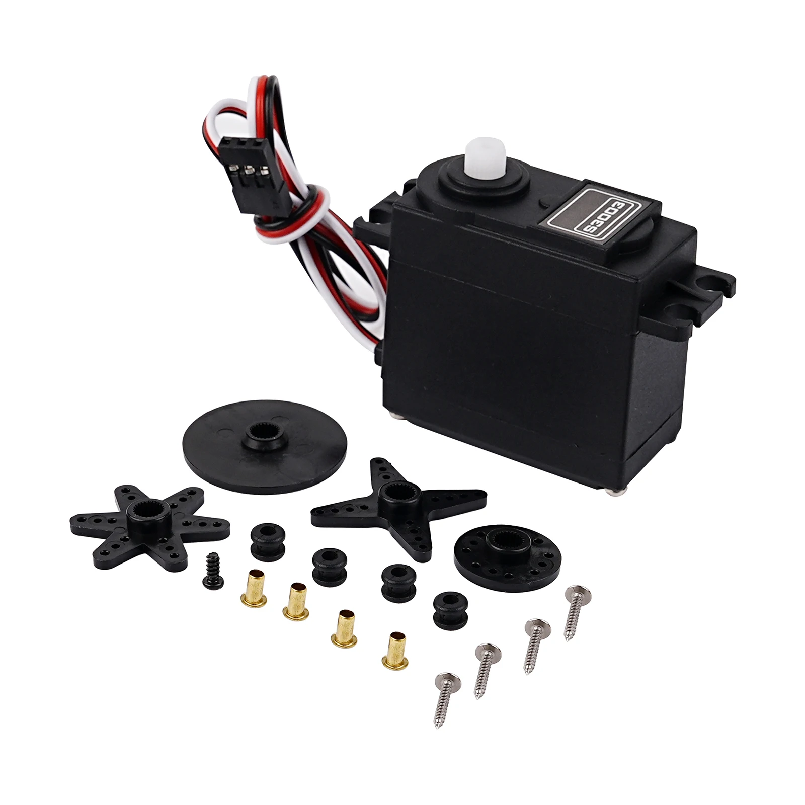 Standard Digital Servo 6kg Torque 180 270 360 Degree 25T Motor Steering Actuator for RC Car Plane Boat Helicopter Robot