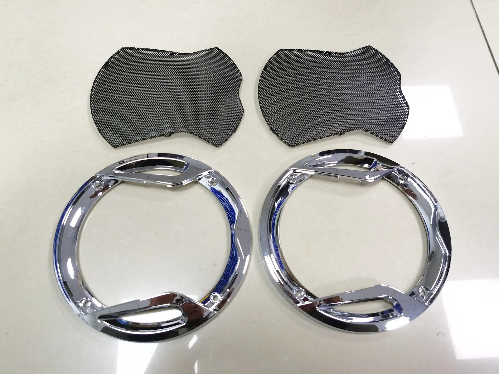 Motorcycle For Harley Rear Speaker Grills Mesh Covers Touring Electra Street Tri Glide Ultra Classic FLHTCU FLHTC FLHX FLHTCUTG
