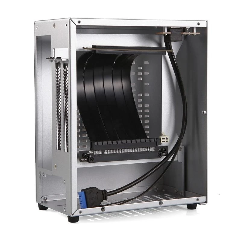Technology Aluminum Front Panel B07 HTPC Mini ITX Computer for Case USB3.0 Ports Desktop Chassis with Extension Cable