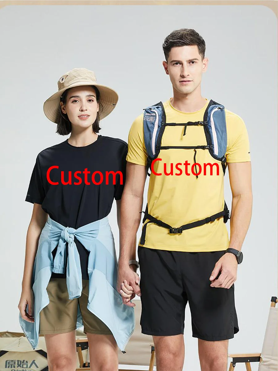 

#4111006-XIYU Custom LOGO UPF50+ Quick Dry Men Bodybuilding Short Sleeve Running Quick Dry Fitness Gym Workout Sport t-shirt