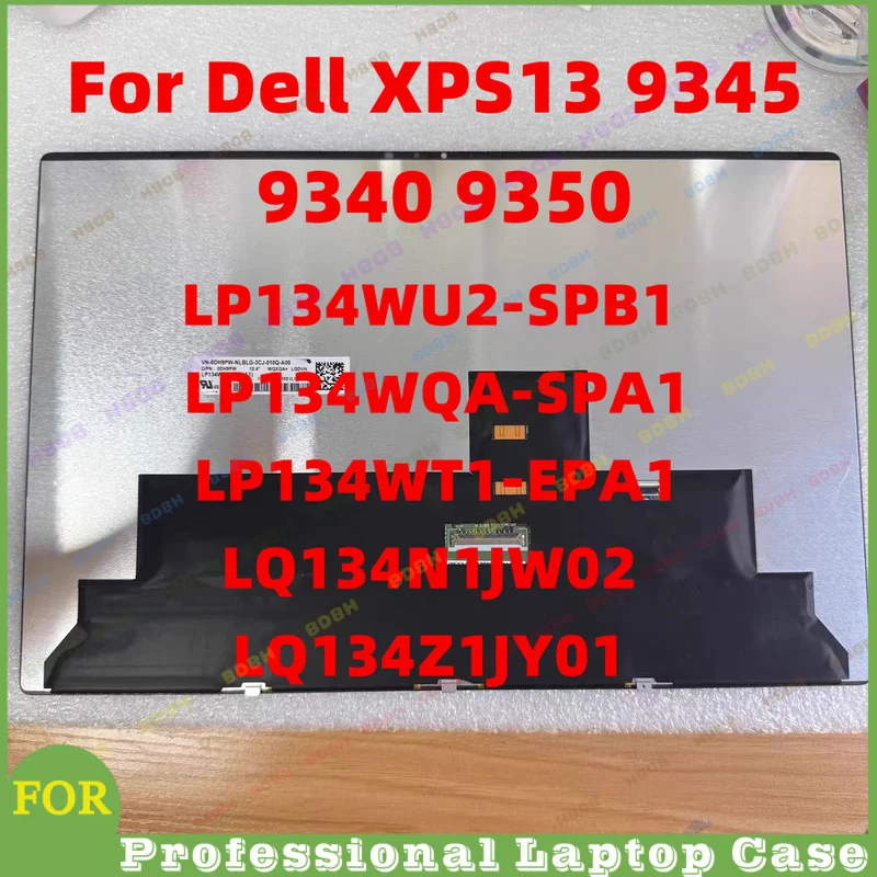 @BDBH For Dell XPS13 9345 9340 9350 LCD Display Screen LP134WU2-SPB1 LP134WQA-SPA1 LP134WT1-EPA1 LQ134N1JW02 LQ134Z1JY01