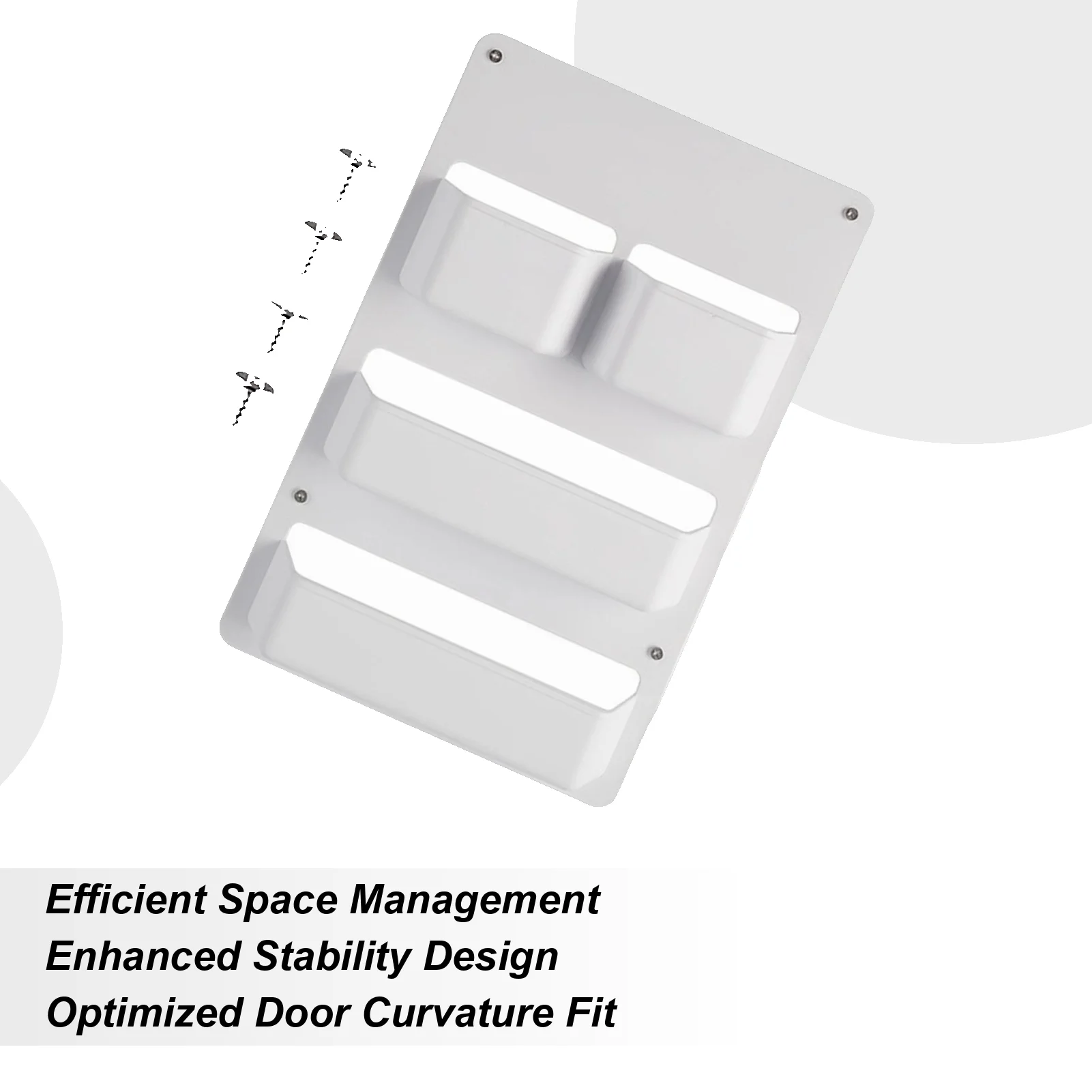 

RV Door Storage Box Waterproof Display Organizer With Screws Door Organizer RV Storage Solutions For Boat Motorhome Trailer