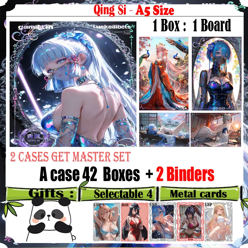 

Новая карта размера Богини A5 «Цин Си» Хобби Аниме Doujin CCG Коллекция Карточная игра Акриловая доска Торговая карта Подарки Игрушки