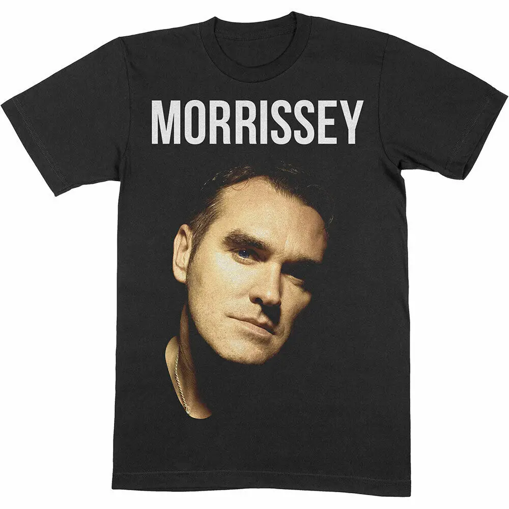 Morrissey 'Face Photo' (Black) T-Shirt - NEW & OFFICIAL!