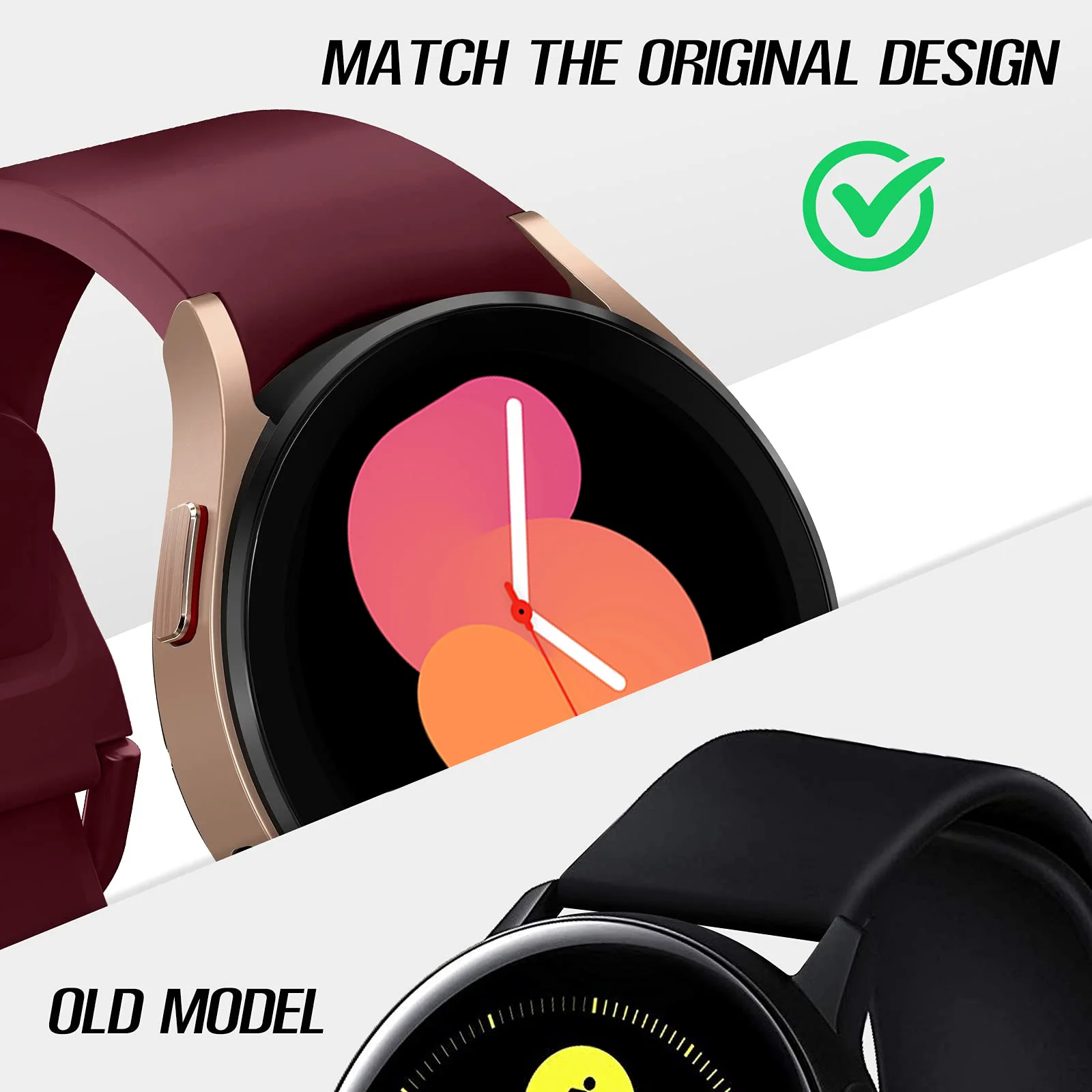 Strap For Samsung Galaxy Watch 6 5 4 44mm 40mm/4 classic 46mm 42mm wristband 20mm Silicone Bracelet Galaxy Watch 7 40mm Band