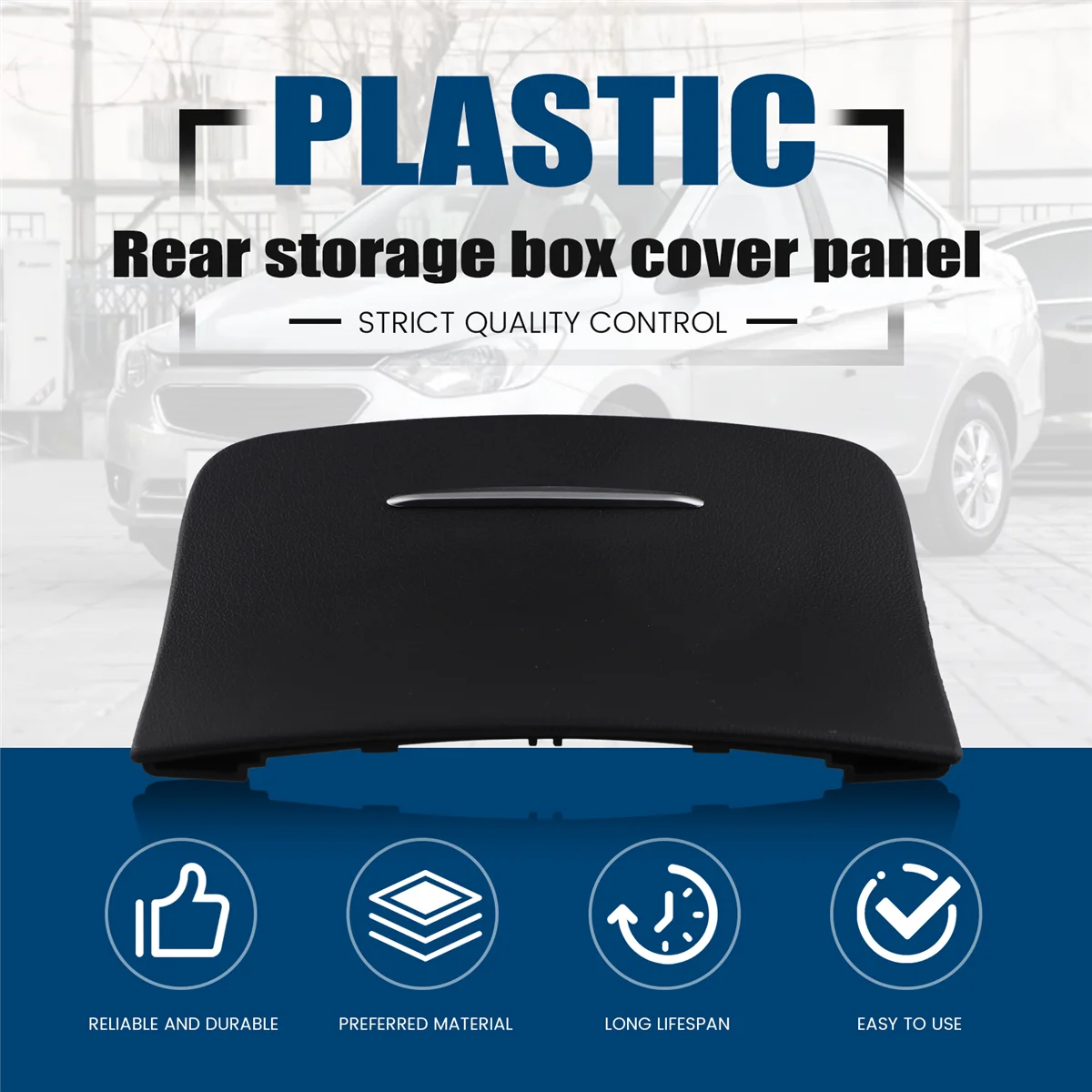 

Прочный задний подлокотник премиум-класса, накладка на пепельница, крышка ящика для хранения -