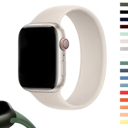 URVOI silicone loop for Apple Watch ultra 3 2 series 11 10 9 8 7 6 SE Sport band Soft liquid rubber strap for iWatch wristband