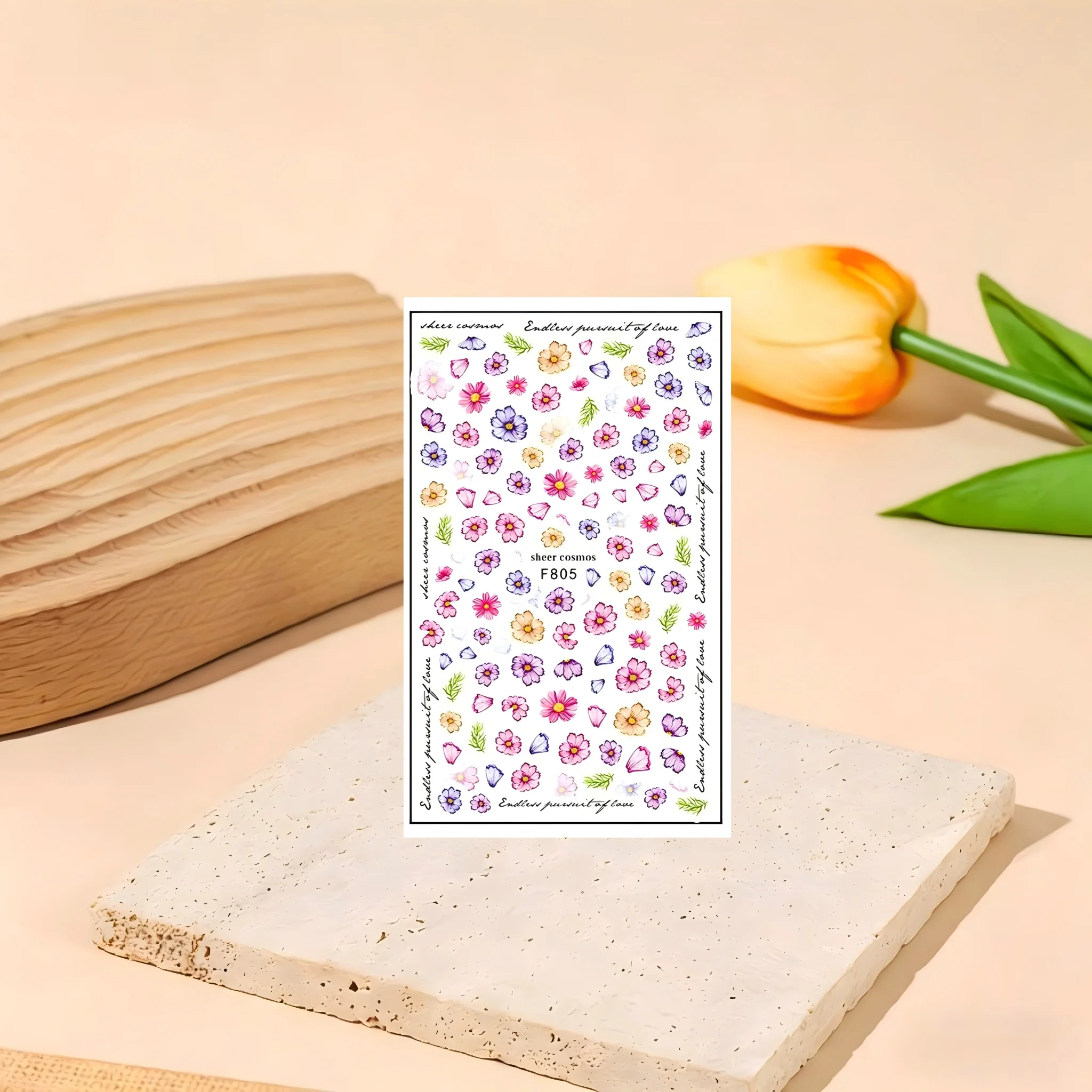 1PCS Hot Style Chinese Style Nail Stickers Traditional Chinese Culture Nail Art Accessories Quick-Drying Vitality Girly Stickers