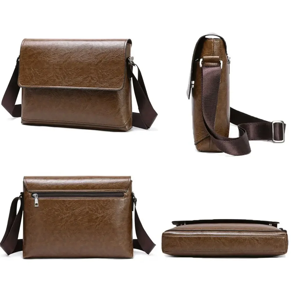 Luxury PU Leather Crossbody Ba - Luxury Bags For Men のレビューと価格