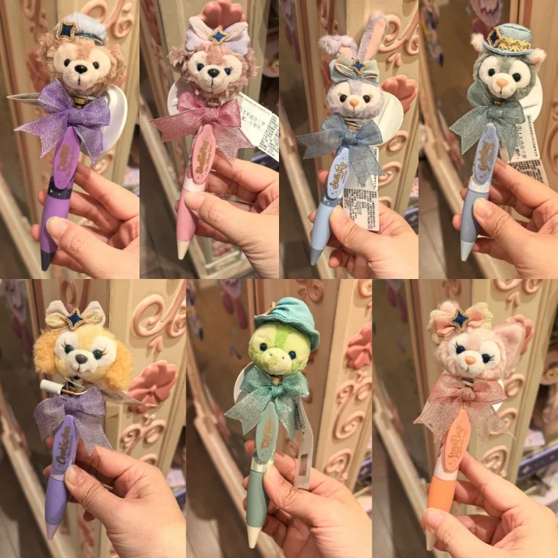 

Original Shanghai Disney 10th Anniv Duffy & Friends Plush Head Shaking Ballpoint Pen Birthday Graduation Gift
